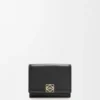 Puffer Anagram Trifold Wallet in Shiny Nappa Calfskin