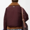 Puffer in Shearling and Cotton Blend