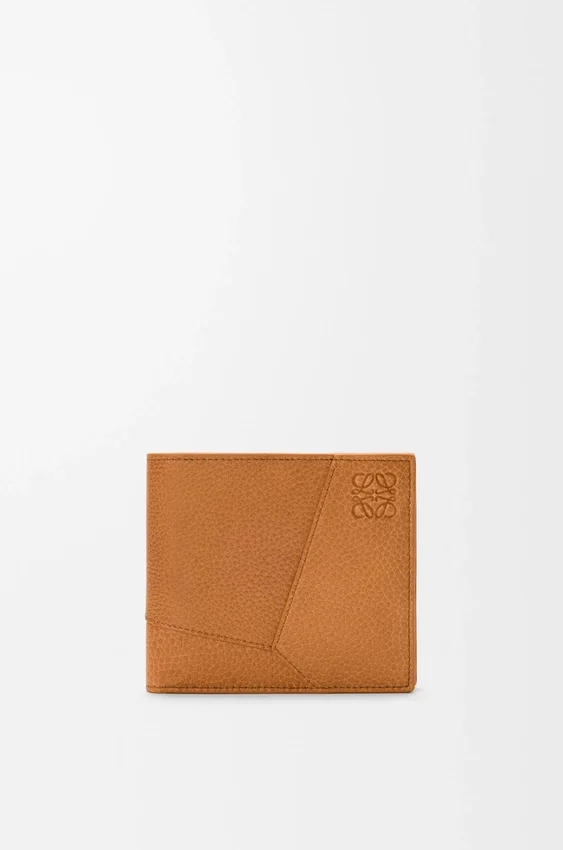 Puzzle Bifold Coin Wallet in Supple Grained Calfskin Puzzle Bifold Coin Wallet in Supple Grained Calfskin