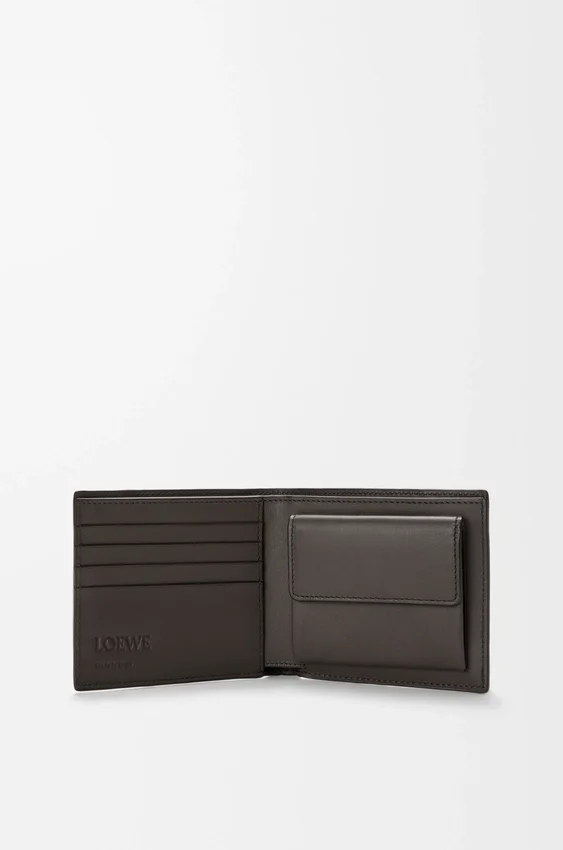 Puzzle Bifold Coin Wallet in Supple Grained Calfskin Puzzle Bifold Coin Wallet in Supple Grained Calfskin