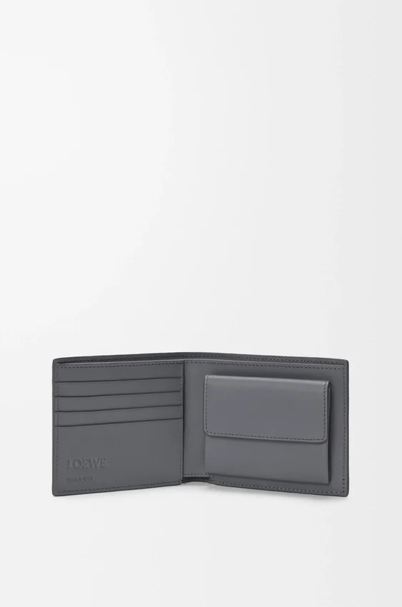Puzzle Bifold Coin Wallet in Supple Grained Calfskin Puzzle Bifold Coin Wallet in Supple Grained Calfskin