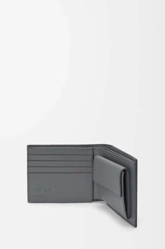 Puzzle Bifold Coin Wallet in Supple Grained Calfskin Puzzle Bifold Coin Wallet in Supple Grained Calfskin