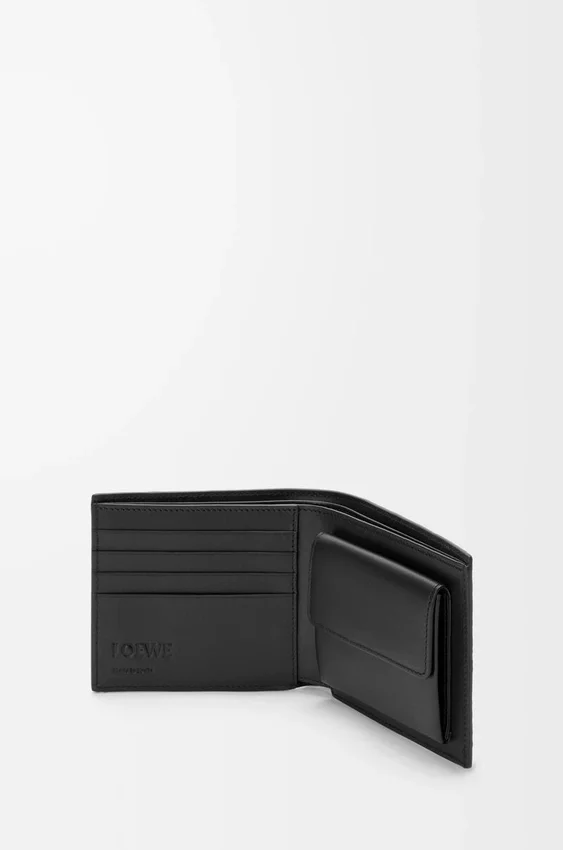 Puzzle Bifold Coin Wallet in Supple Grained Calfskin Puzzle Bifold Coin Wallet in Supple Grained Calfskin