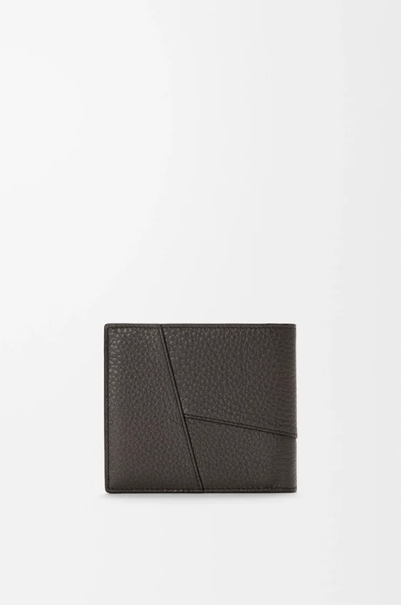 Puzzle Bifold Coin Wallet in Supple Grained Calfskin Puzzle Bifold Coin Wallet in Supple Grained Calfskin