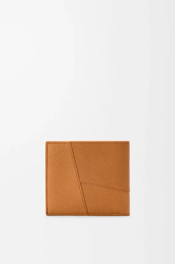 Puzzle Bifold Coin Wallet in Supple Grained Calfskin Puzzle Bifold Coin Wallet in Supple Grained Calfskin