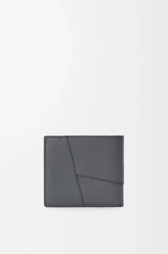 Puzzle Bifold Coin Wallet in Supple Grained Calfskin Puzzle Bifold Coin Wallet in Supple Grained Calfskin