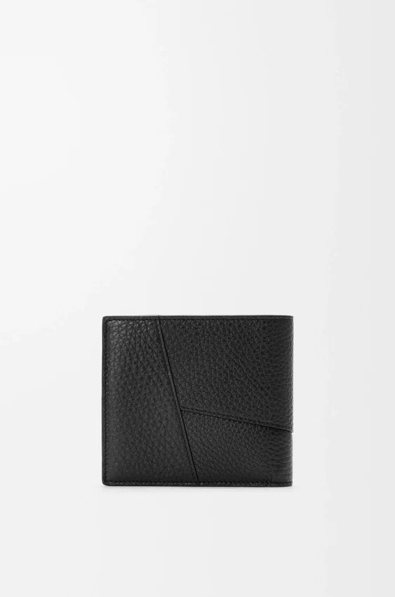 Puzzle Bifold Coin Wallet in Supple Grained Calfskin Puzzle Bifold Coin Wallet in Supple Grained Calfskin