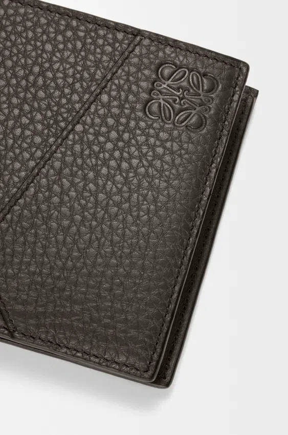 Puzzle Bifold Coin Wallet in Supple Grained Calfskin Puzzle Bifold Coin Wallet in Supple Grained Calfskin