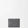 Puzzle Plain Cardholder in Supple Grained Calfskin