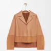 Pyjama Blouse in Nappa Lambskin