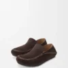 Rambla Driving Loafer in Suede Calfskin