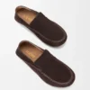 Rambla Driving Loafer in Suede Calfskin