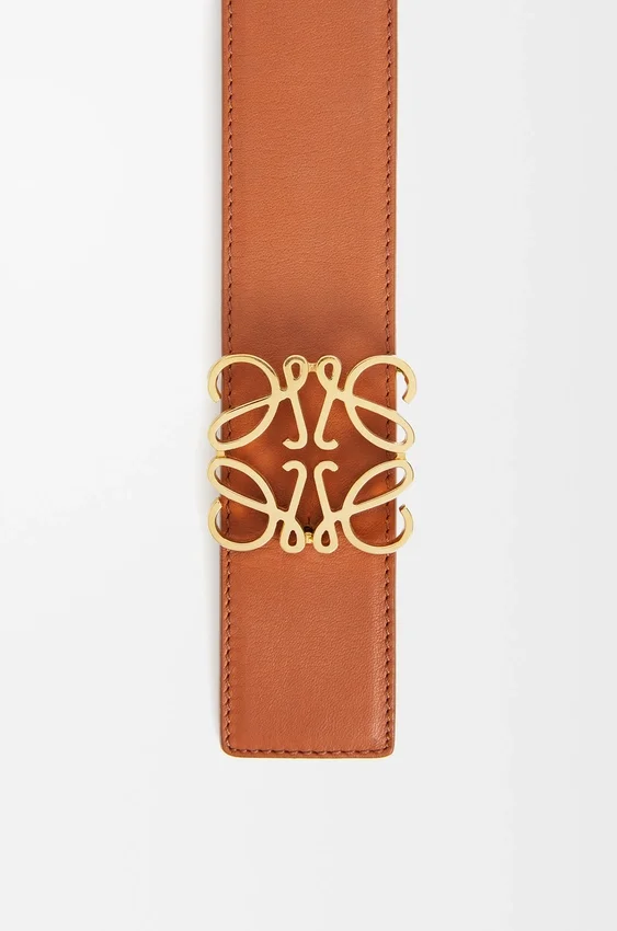 Reversible Anagram Belt in Smooth Calfskin Reversible Anagram Belt in Smooth Calfskin