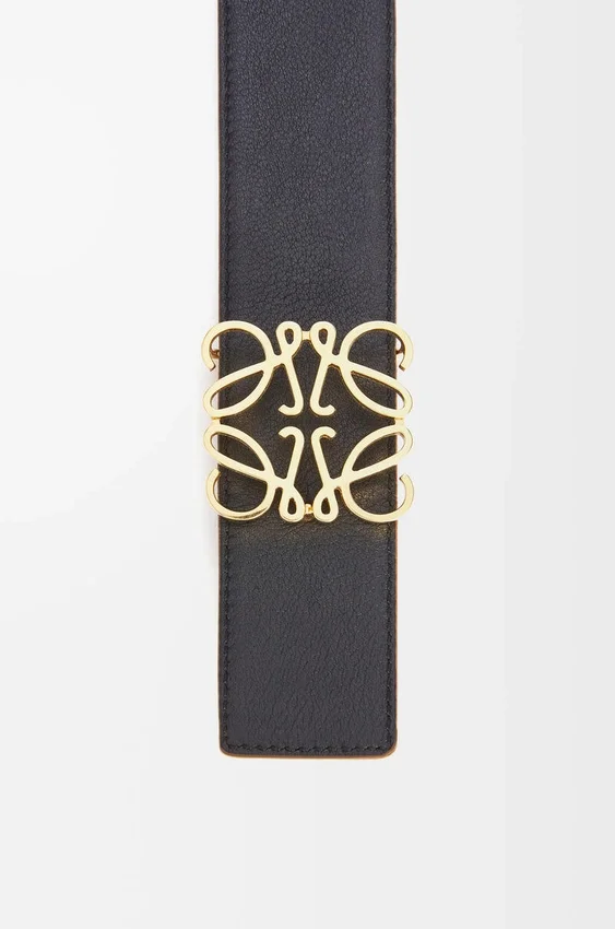 Reversible Anagram Belt in Smooth Calfskin Reversible Anagram Belt in Smooth Calfskin