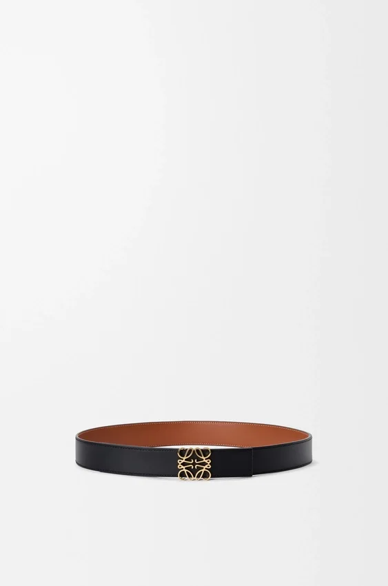 Reversible Anagram Belt in Smooth Calfskin Reversible Anagram Belt in Smooth Calfskin