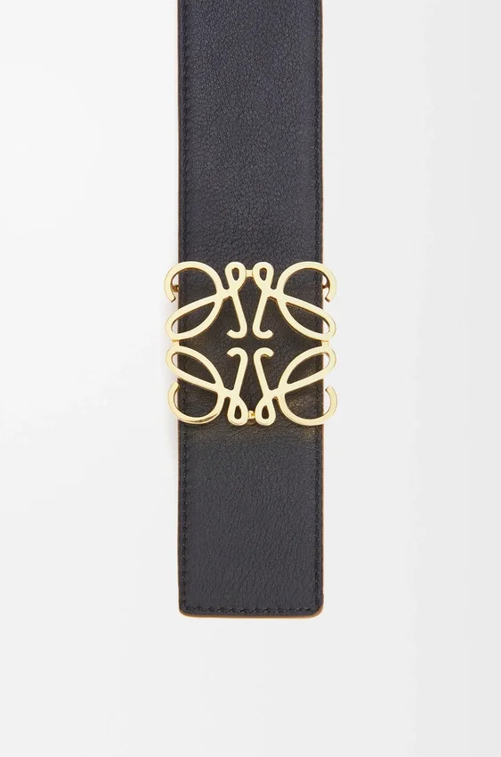 Reversible Anagram Belt in Smooth Calfskin Reversible Anagram Belt in Smooth Calfskin