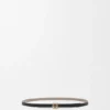 Reversible Anagram Bombé Belt in Smooth Calfskin