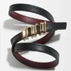 Reversible Coil Belt in Smooth Calfskin