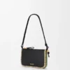 Rio Pouch in Classic Calfskin and Raffia
