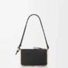 Rio Pouch in Classic Calfskin and Raffia