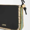 Rio Pouch in Classic Calfskin and Raffia