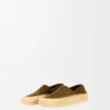 Rio Slipper in Suede and Raffia