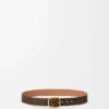 Rounded Soft Belt in Nubuck