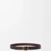 Rounded Soft Belt in Supple Grained Calfskin