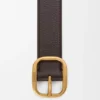 Rounded Soft Belt in Supple Grained Calfskin