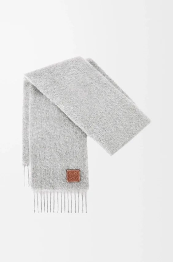 Scarf in Mohair and Wool Scarf in Mohair and Wool