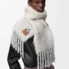 Scarf in Mohair and Wool Blend