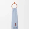 Scarf in Mohair and Wool Blend