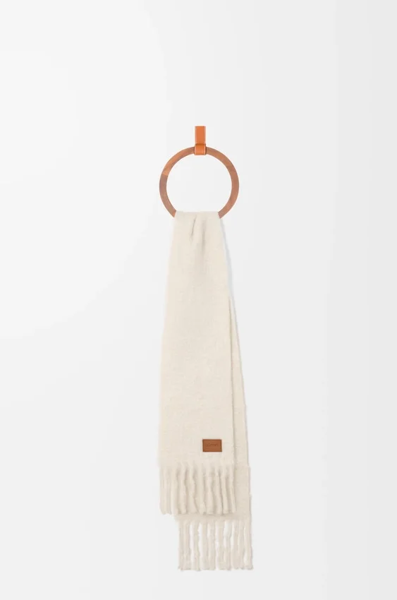 Scarf in Mohair and Wool Blend Scarf in Mohair and Wool Blend