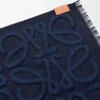 Scarf in Wool, Cotton and Silk Blend