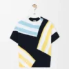 Short Sleeve Sweater in Cotton Blend