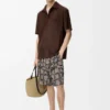 Shorts in Jacquard Terry