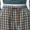 Shorts in Viscose and Linen Blend
