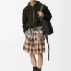Shorts in Wool and Cotton