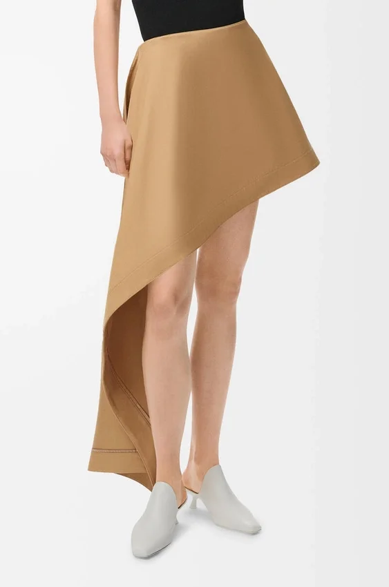 Skirt in Cotton and Silk Skirt in Cotton and Silk