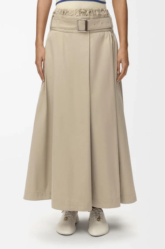Skirt in Cotton and Silk Skirt in Cotton and Silk