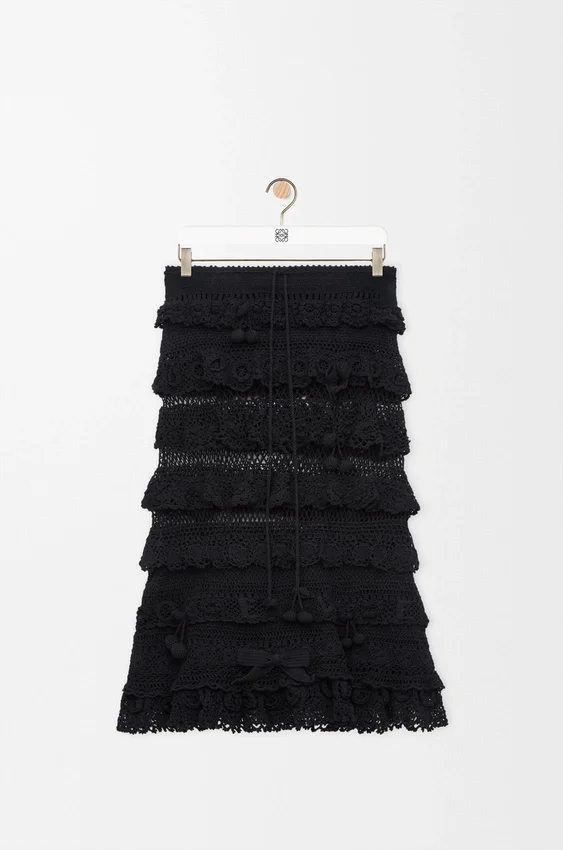 Skirt in Cotton Crochet Skirt in Cotton Crochet