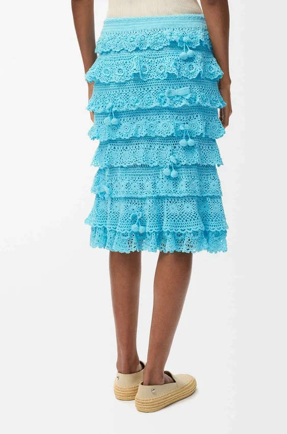 Skirt in Cotton Crochet Skirt in Cotton Crochet