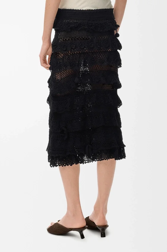 Skirt in Cotton Crochet Skirt in Cotton Crochet