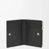 Slim Compact Wallet in Soft Grained Calfskin