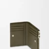 Slim Compact Wallet in Soft Grained Calfskin