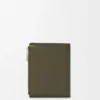 Slim Compact Wallet in Soft Grained Calfskin
