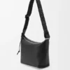 Small Cubi Crossbody Bag in Supple Smooth Calfskin and Jacquard