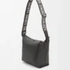 Small Cubi Crossbody Bag in Supple Smooth Calfskin and Jacquard