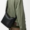 Small Cubi Crossbody Bag in Supple Smooth Calfskin and Jacquard