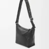 Small Cubi Crossbody Bag in Supple Smooth Calfskin and Jacquard